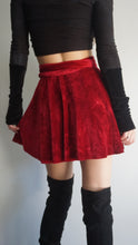 Raspberry velour high society skirt (XS)
