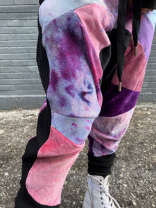 1/1 Patchwork Jogger - medium - pinks & purples
