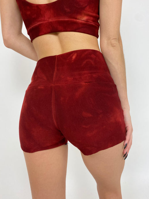 Lux Booty short in Oxblood
