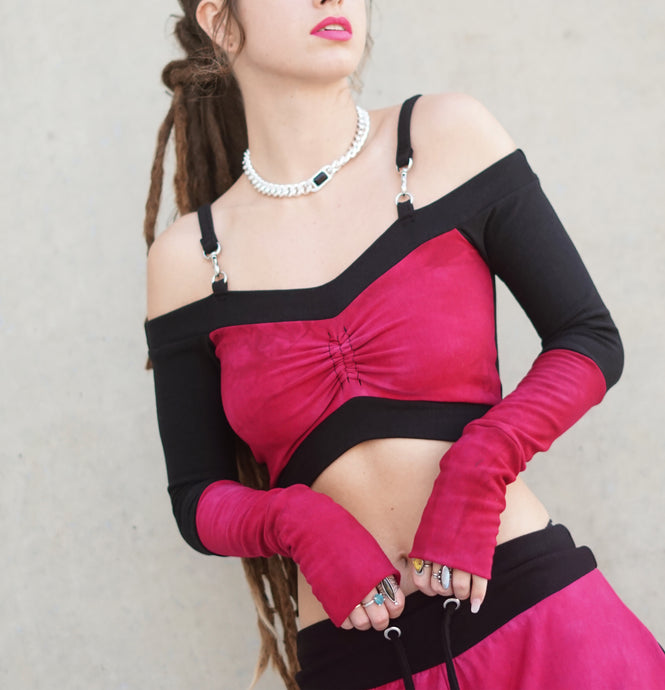2 tone Equinox crop top
