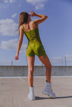 Cargo Pocket Playsuit in ‘Sour Apple’