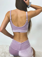 Empire bra top in plush velvet *limited edition* (large)