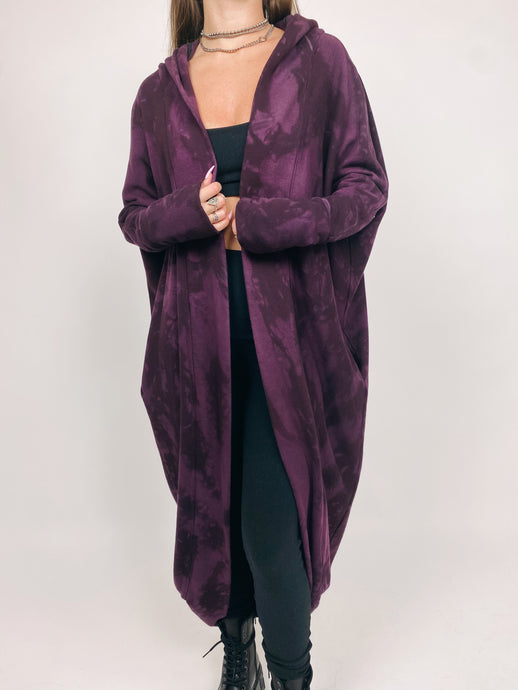 Eclipse Cardigan in Black Cherry